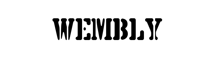 5TH AVENUE STENCIL  Free Fonts Download