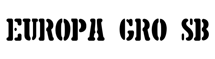 5TH AVENUE STENCIL  Free Fonts Download