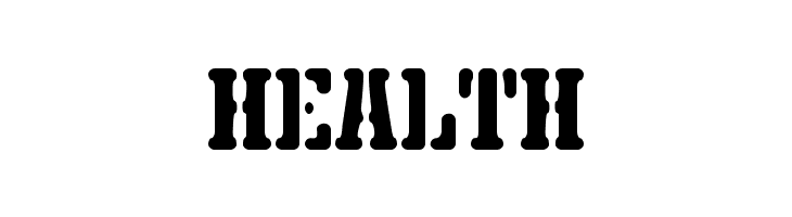 5TH AVENUE STENCIL  Free Fonts Download