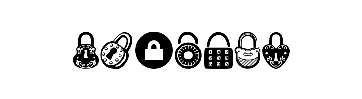Lock  Free Fonts Download