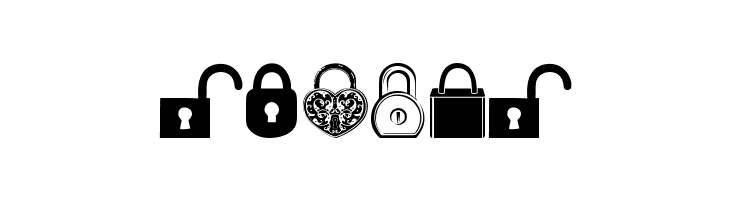 Lock  Free Fonts Download