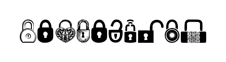 Lock  Free Fonts Download