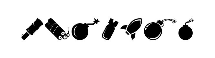 Bomb!  Free Fonts Download