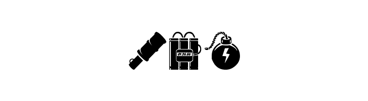 Bomb!  Free Fonts Download