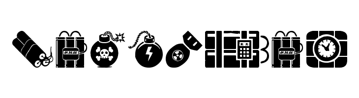 Bomb!  Free Fonts Download