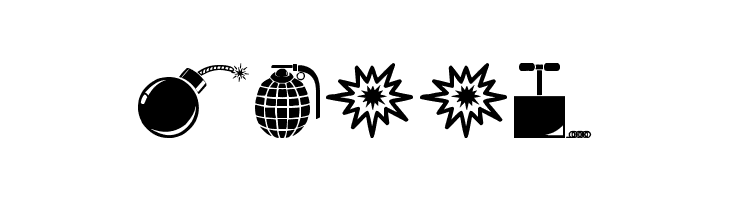 Bomb!  Free Fonts Download