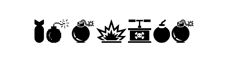 Bomb!  Free Fonts Download
