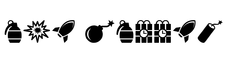 Bomb!  Free Fonts Download