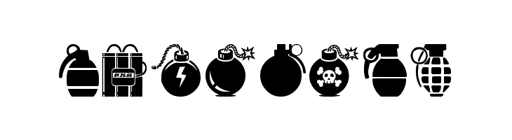 Bomb!  Free Fonts Download