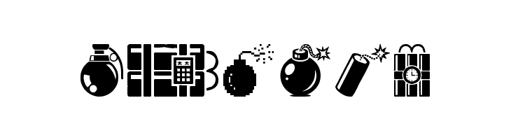 Bomb!  Free Fonts Download