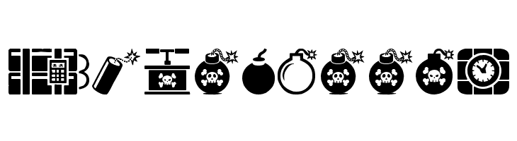 Bomb!  Free Fonts Download