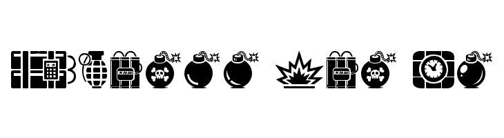 Bomb!  Free Fonts Download