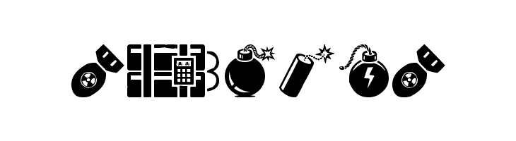 Bomb!  Free Fonts Download
