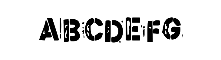 Stencil Guerrilla  Free Fonts Download