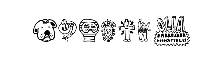 Woodcutter Olla Barrejada  Free Fonts Download