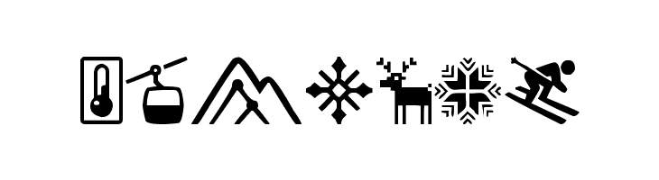 Winter Icons  Free Fonts Download