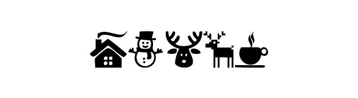 Winter Icons  Free Fonts Download