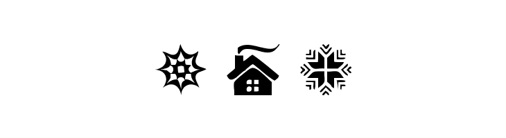 Winter Icons  Free Fonts Download
