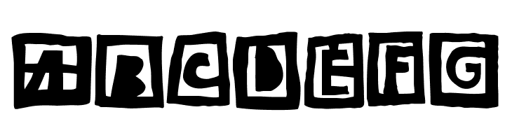 Woodcutter Black Square  Free Fonts Download