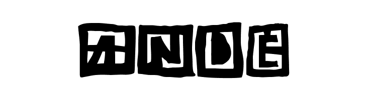 Woodcutter Black Square  Free Fonts Download