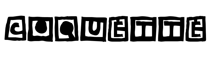 Woodcutter Black Square  Free Fonts Download