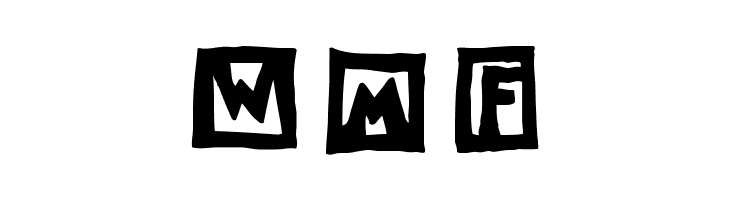 Woodcutter Black Square  Free Fonts Download