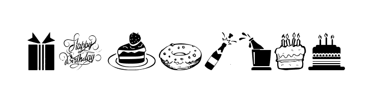 Happy Birthday  Free Fonts Download