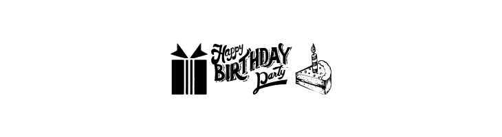 Happy Birthday  Free Fonts Download