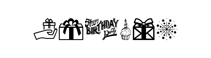 Happy Birthday  Free Fonts Download