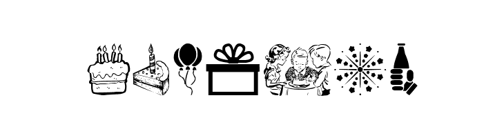 Happy Birthday  Free Fonts Download