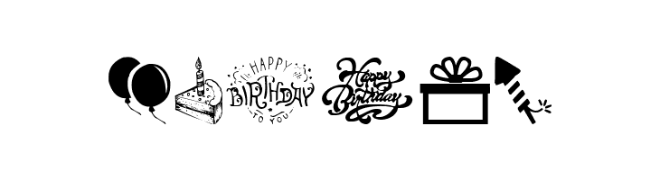 Happy Birthday  Free Fonts Download
