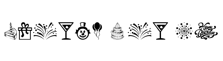 Happy Birthday  Free Fonts Download