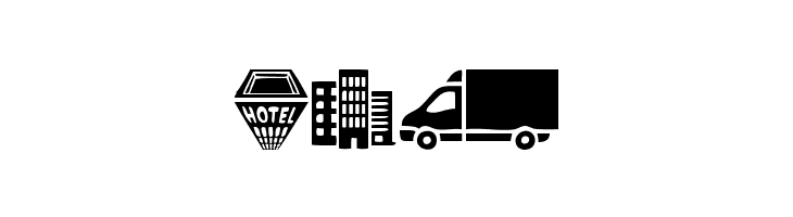 City Icons  Free Fonts Download