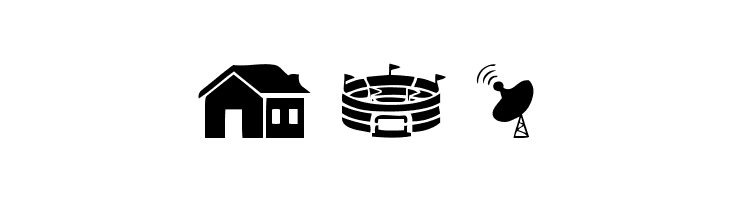 City Icons  Free Fonts Download