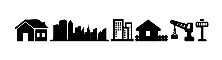 City Icons  Free Fonts Download