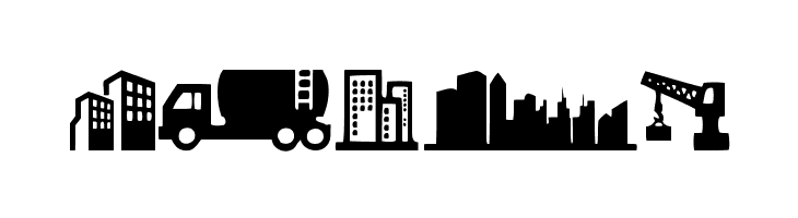 City Icons  Free Fonts Download