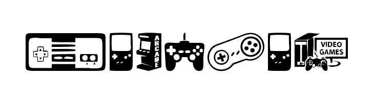video games  Free Fonts Download