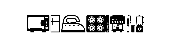 Home Appliances  Free Fonts Download