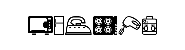 Home Appliances  Free Fonts Download