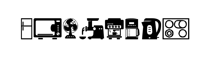 Home Appliances  Free Fonts Download