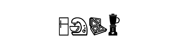 Home Appliances  Free Fonts Download