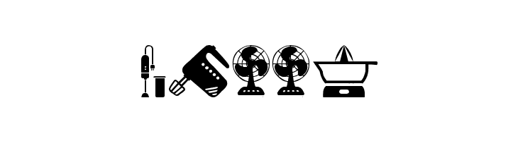 Home Appliances  Free Fonts Download