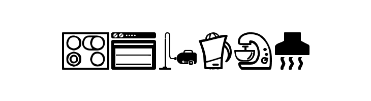 Home Appliances  Free Fonts Download