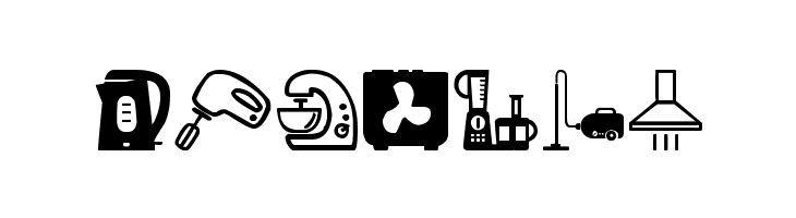 Home Appliances  Free Fonts Download