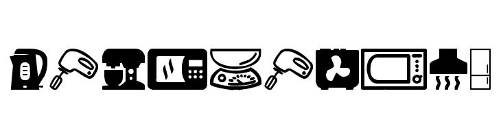 Home Appliances  Free Fonts Download