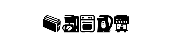 Home Appliances  Free Fonts Download