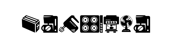 Home Appliances  Free Fonts Download