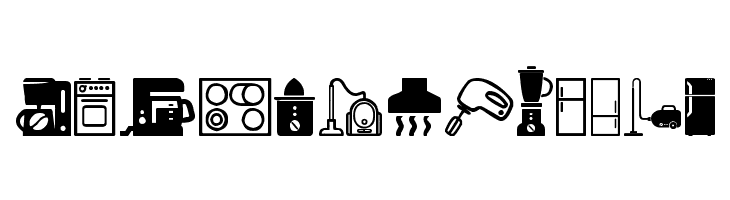 Home Appliances  Free Fonts Download
