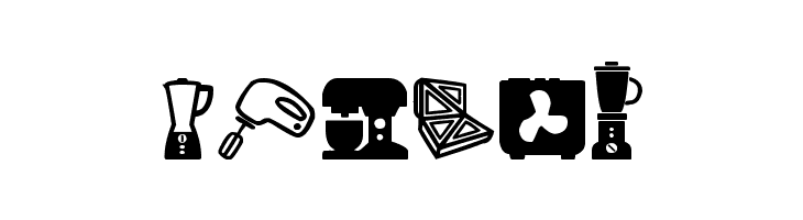 Home Appliances  Free Fonts Download