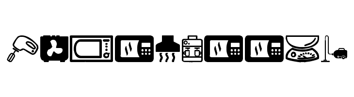 Home Appliances  Free Fonts Download